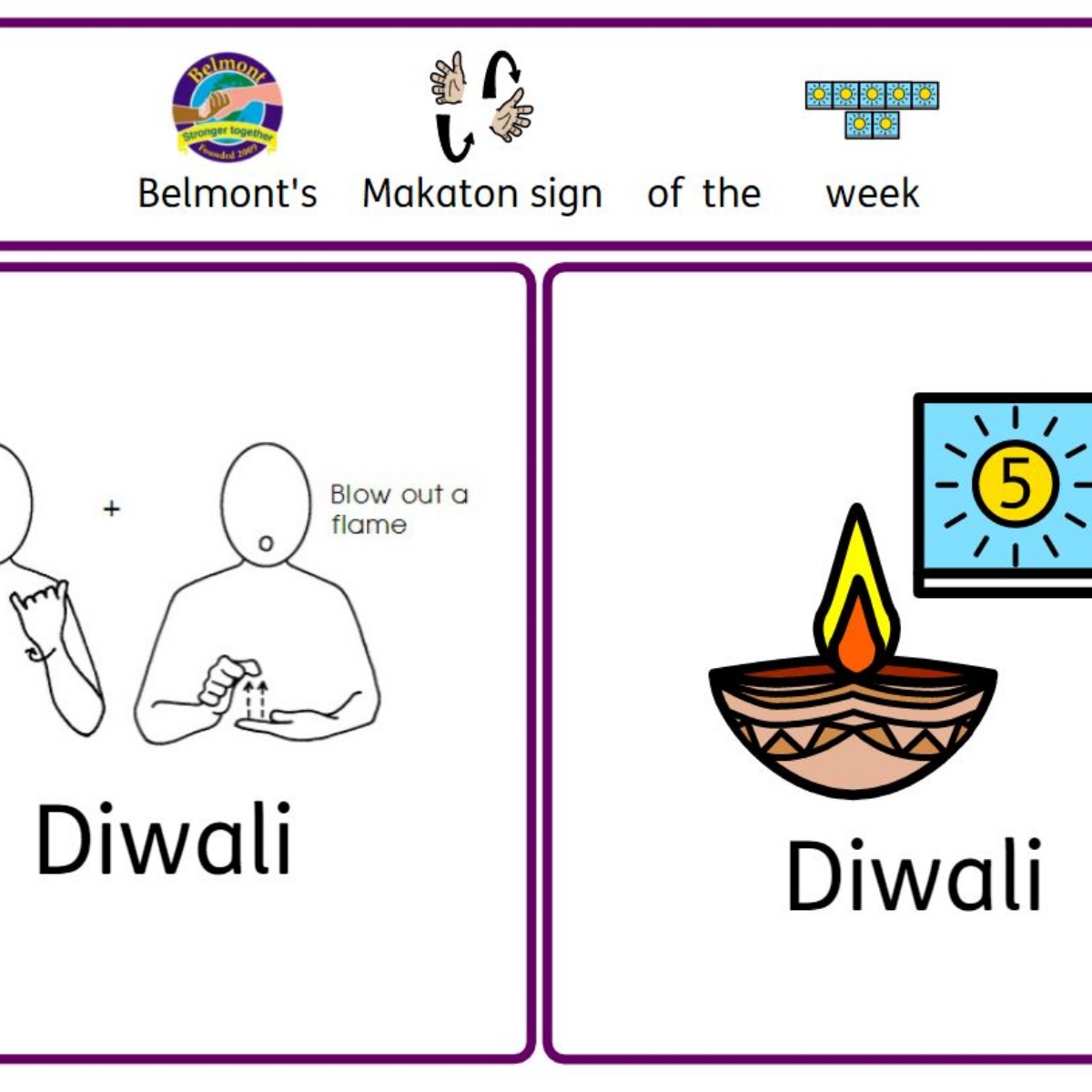 Belmont School - Belmont's Makaton Sign of Week 17.10.22